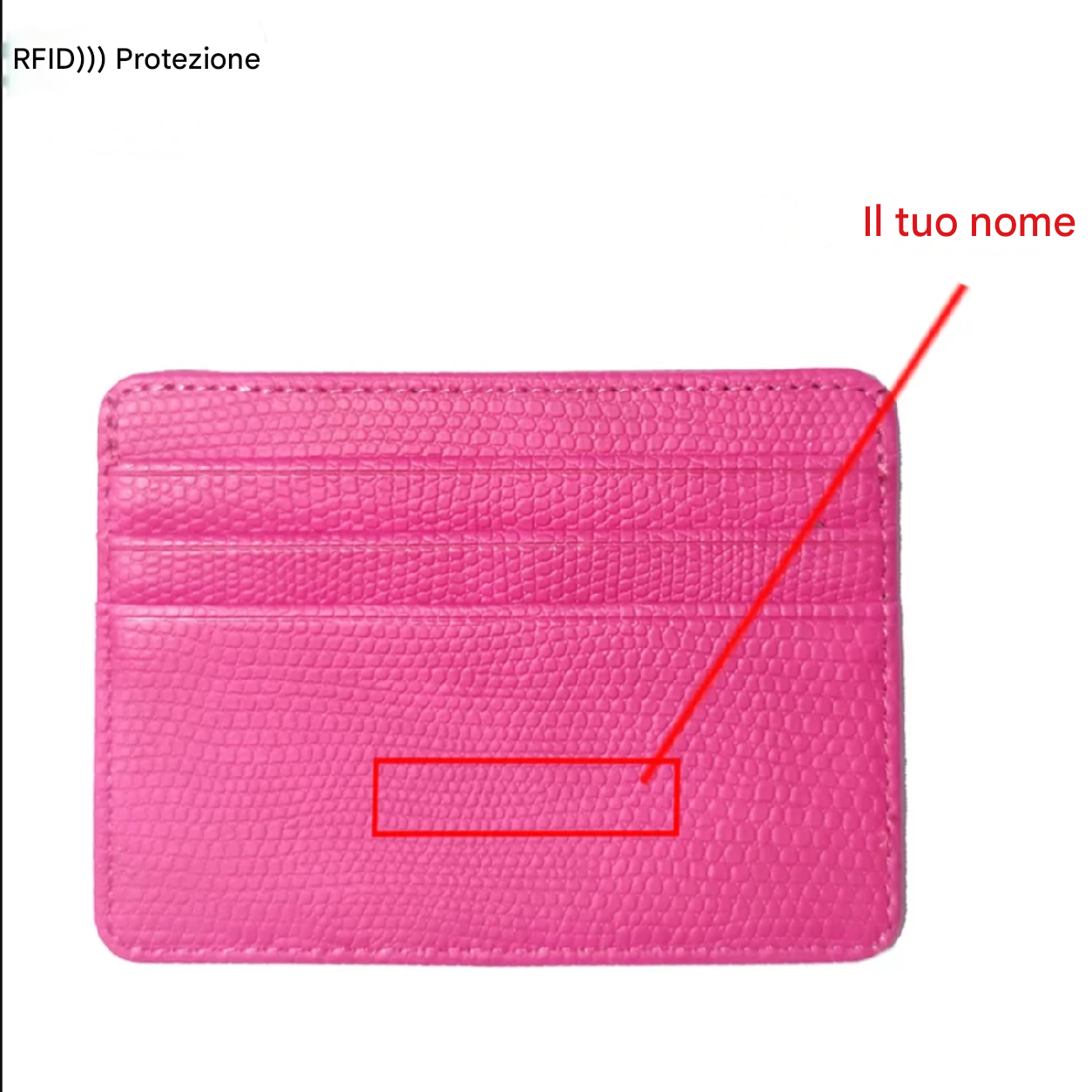 Elegant Lichee RFID Wallet