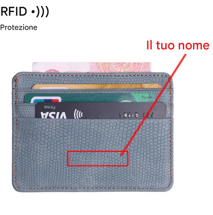 Elegant Lichee RFID Wallet